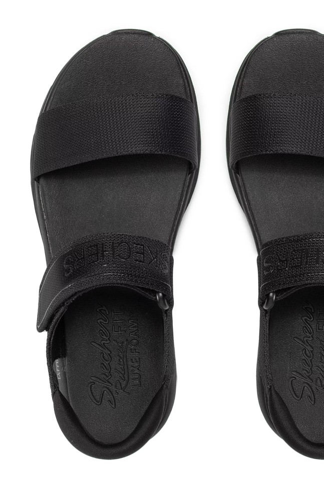 Сандалії жіночі Skechers D'Lux Walker - New Block чорні 119226 BBK изображение 3