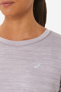 Футболка жіноча Asics RACE CROP TOP фіолетова 2012C226-503 изображение 4