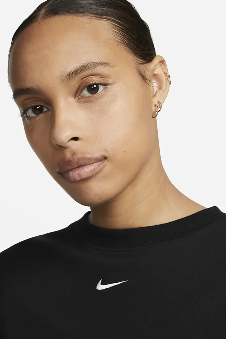 Платье женское Nike W NSW ESSNTL SS DRESS TSHRT черное DV7882-010 изображение 5