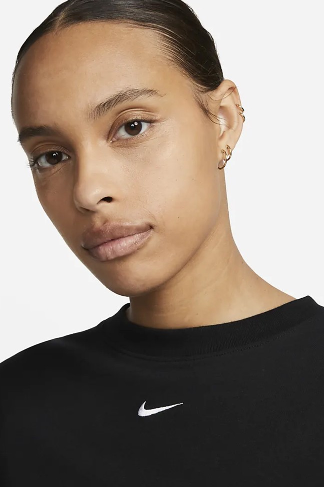 Платье женское Nike W NSW ESSNTL SS DRESS TSHRT черное DV7882-010 изображение 5