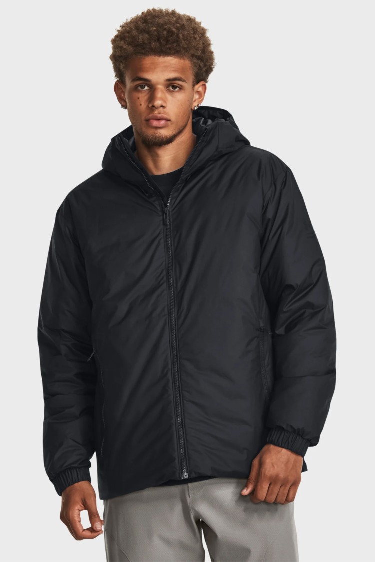 Куртка чоловіча Under Armour UA CGI LGHTWGHT DOWN JKT чорна 1378840-001 изображение 2