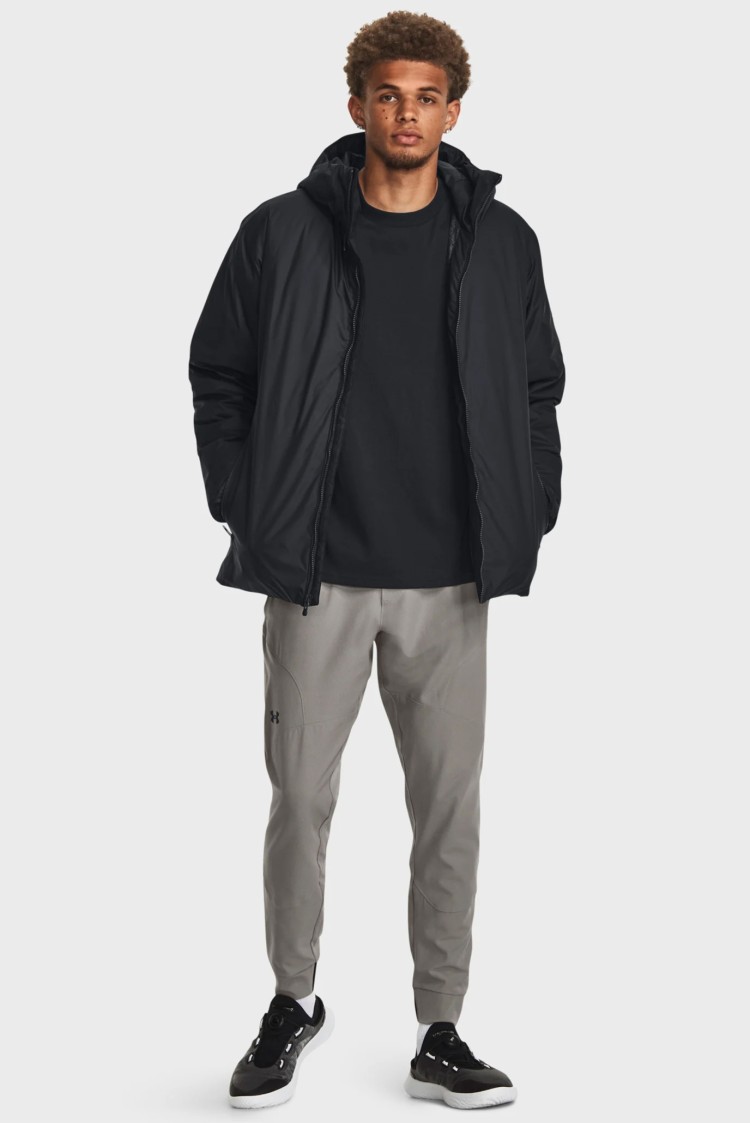 Куртка чоловіча Under Armour UA CGI LGHTWGHT DOWN JKT чорна 1378840-001 изображение 3
