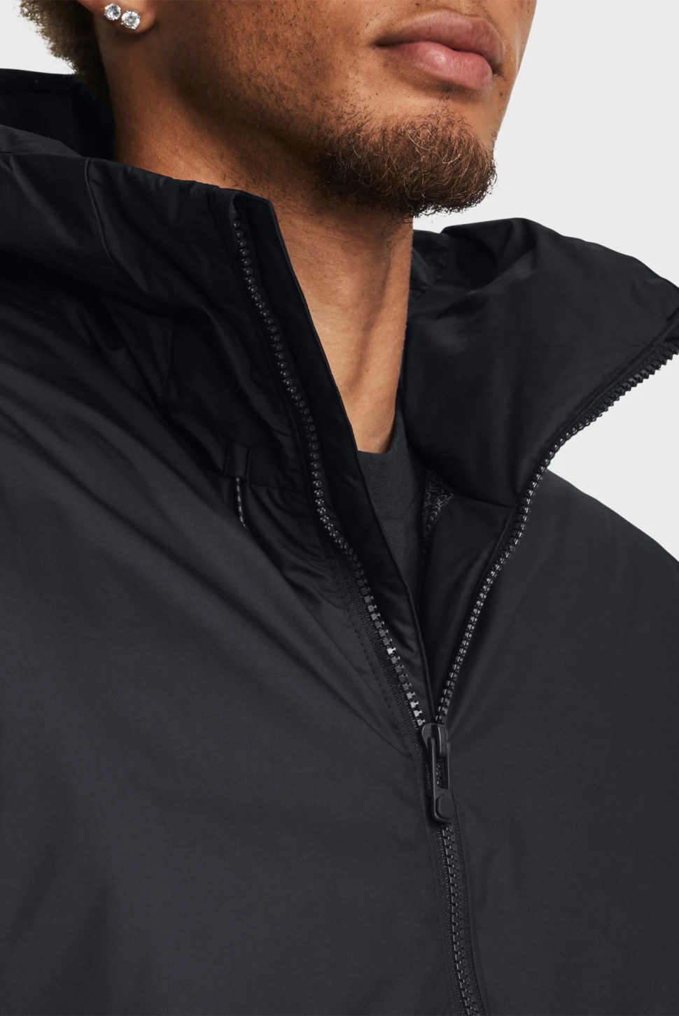 Куртка чоловіча Under Armour UA CGI LGHTWGHT DOWN JKT чорна 1378840-001 — фото 5