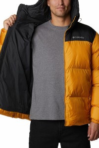 Куртка чоловіча Columbia Puffect™ Hooded Jacket помаранчева 2008414-756 изображение 4