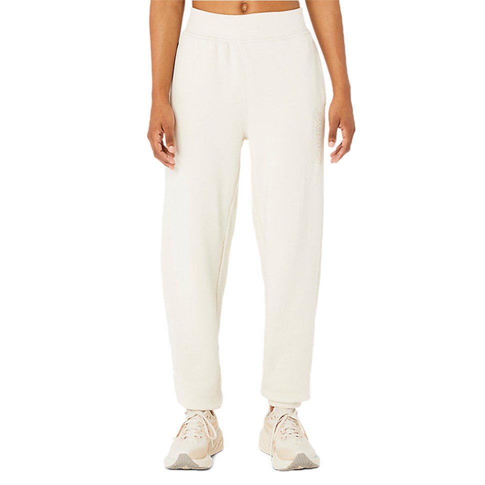 Штани жіночі Asics LOGO SWEATPANT молочні 2032C844-200 — фото 1