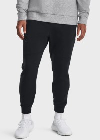 Брюки мужские Under Armour UA Unstoppable Flc Joggers черные 1379808-001 изображение 2
