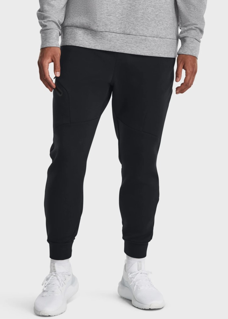 Брюки мужские Under Armour UA Unstoppable Flc Joggers черные 1379808-001 изображение 2