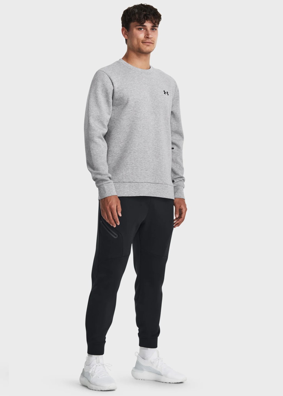 Штани чоловічі Under Armour UA Unstoppable Flc Joggers чорні 1379808-001   — фото 2