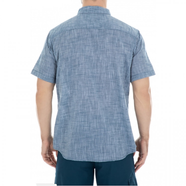 Рубашка мужская Columbia Under Exposure™ YD Short Sleeve Shirt голубая 1715221-403 изображение 2