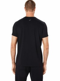 Футболка мужская Asics ASICS LOGO SS TEE черная 2031E188-002 изображение 3
