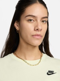 Футболка жіноча Nike W NSW CLUB SS TEE бежева DX7902-113 изображение 5