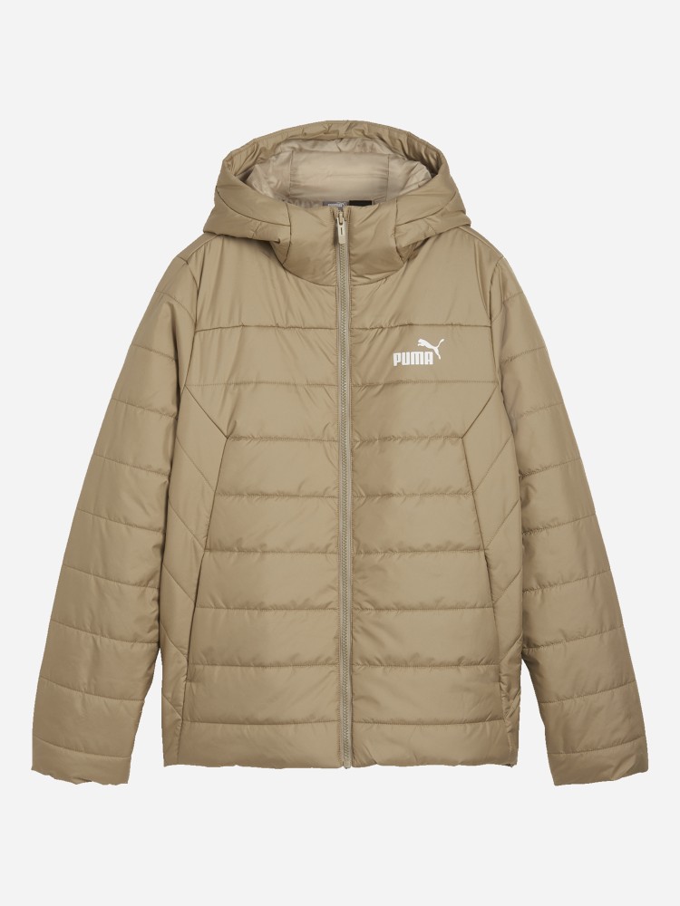 Куртка жіноча Puma ESS Hooded Padded Jacket бежева 84894067 изображение 5