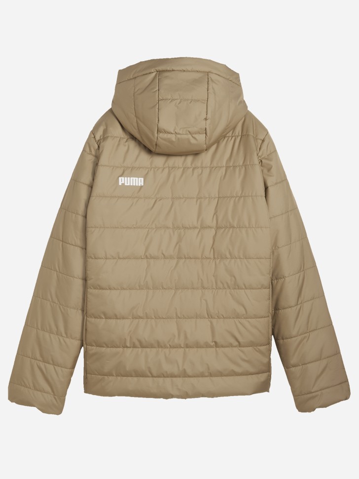 Куртка жіноча Puma ESS Hooded Padded Jacket бежева 84894067 изображение 6