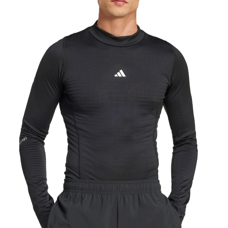 Футболка чоловіча Adidas TF CLD RDY LS чорна IN5584 — фото 1