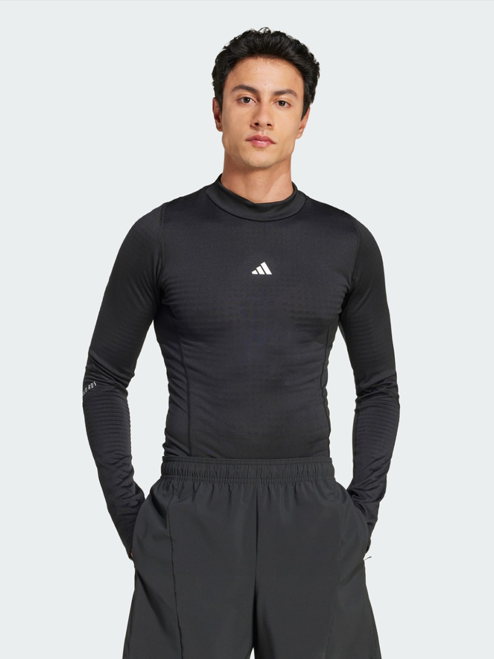 Футболка чоловіча Adidas TF CLD RDY LS чорна IN5584 — фото 2
