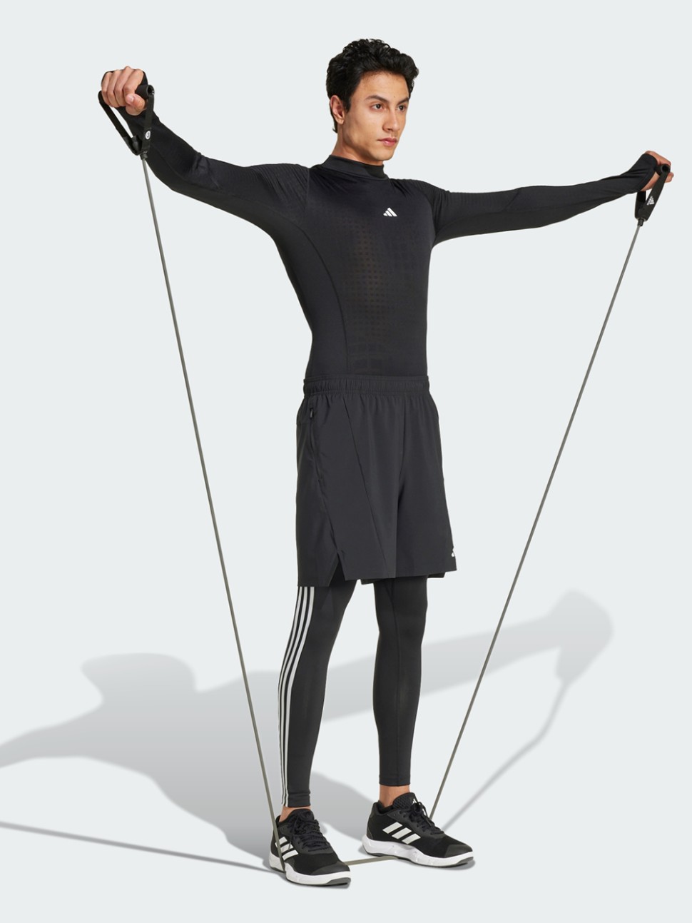 Футболка чоловіча Adidas TF CLD RDY LS чорна IN5584 — фото 4