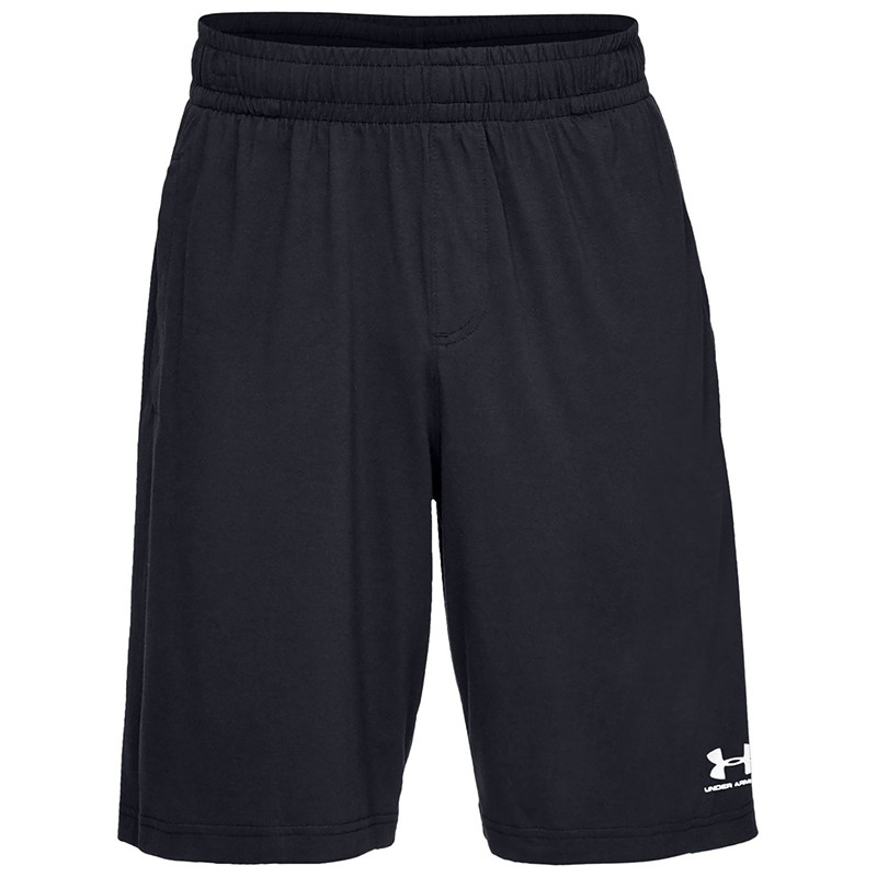 Шорты мужские Under Armour SPORTSTYLE COTTON  черные 1329299-001 изображение 1