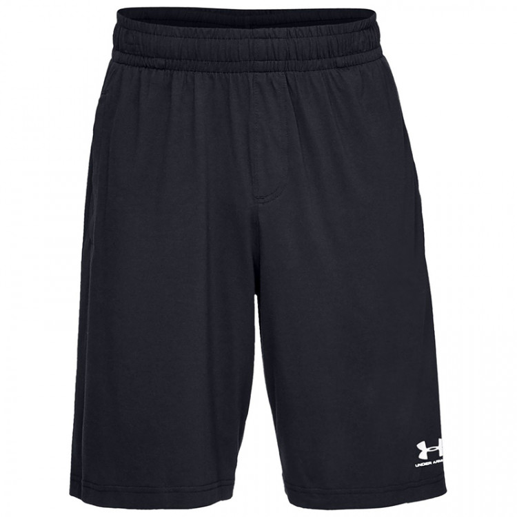 Шорты мужские Under Armour SPORTSTYLE COTTON  черные 1329299-001 изображение 1