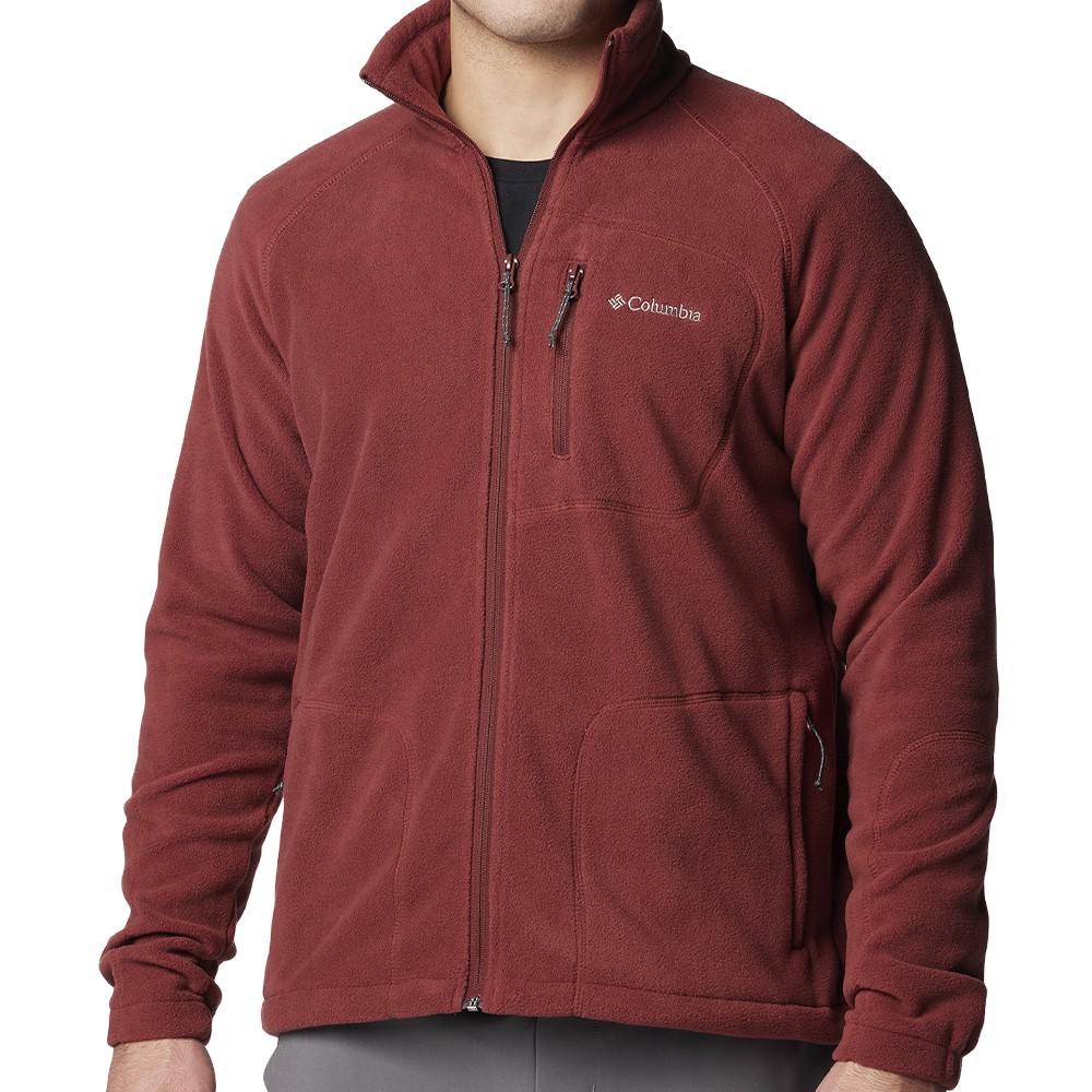 Толстовка мужская Columbia Fast Trek™ II Full Zip Fleece красная 1420421-681