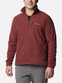 Толстовка мужская Columbia Fast Trek™ II Full Zip Fleece красная 1420421-681 изображение 2