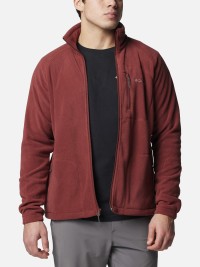 Толстовка мужская Columbia Fast Trek™ II Full Zip Fleece красная 1420421-681 изображение 7