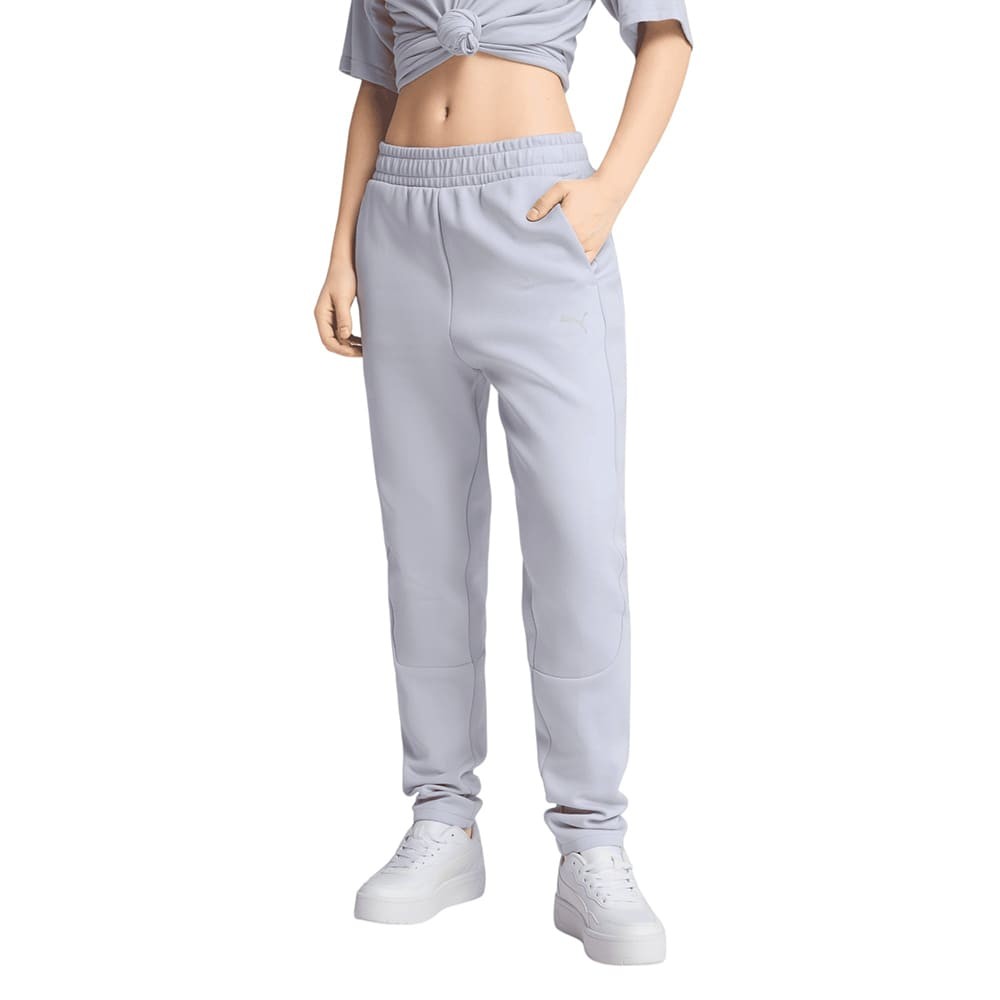 Брюки женские Puma EVOSTRIPE Sweatpants голубые 68505147