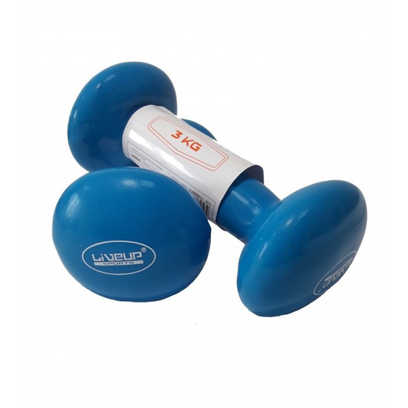 Гантели виниловые LiveUp LS2001-3  изображение 1