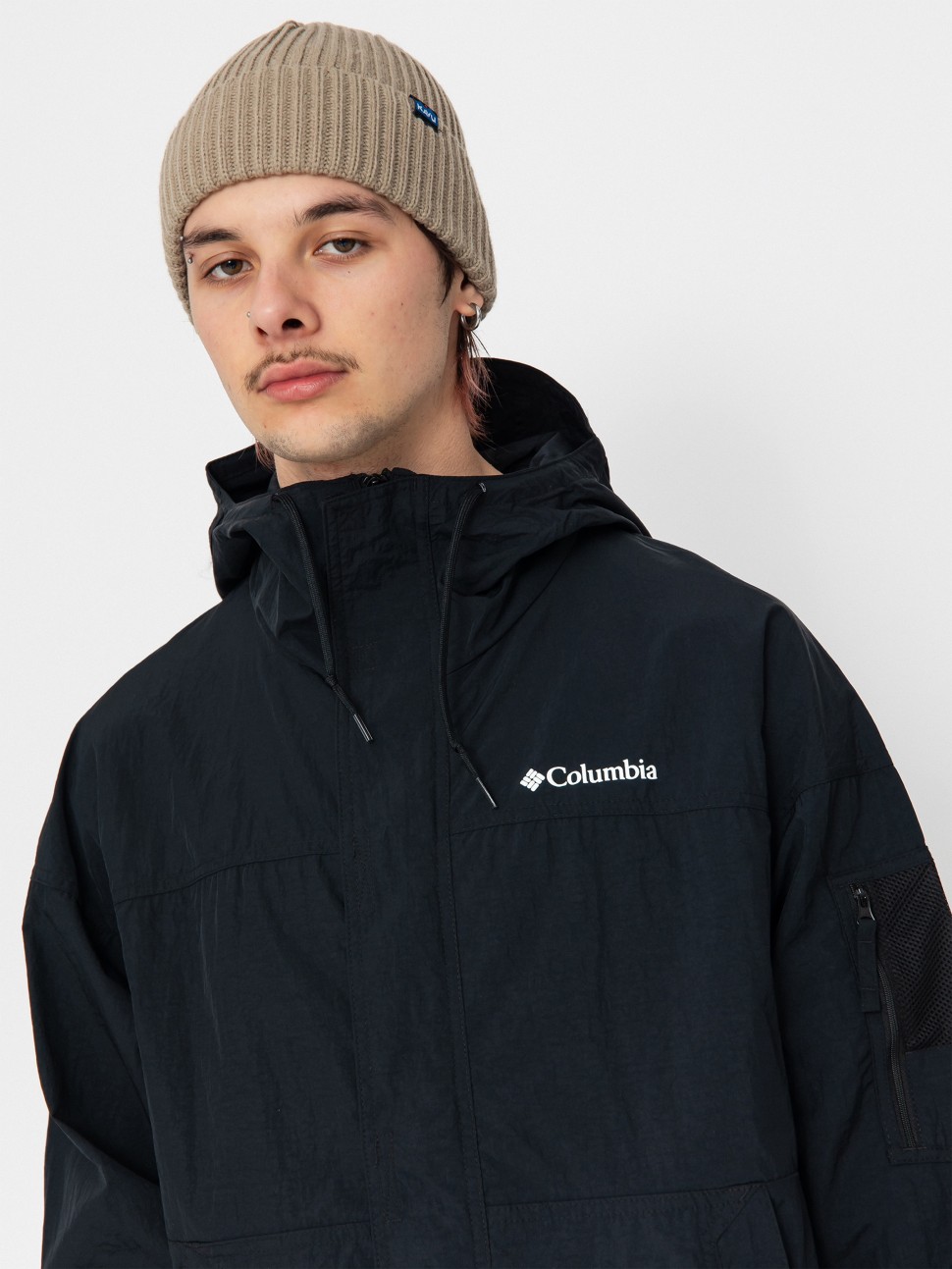 Вiтрiвка чоловiча Columbia Challenger™ II Windbreaker чорна 2071553-011 — фото 4