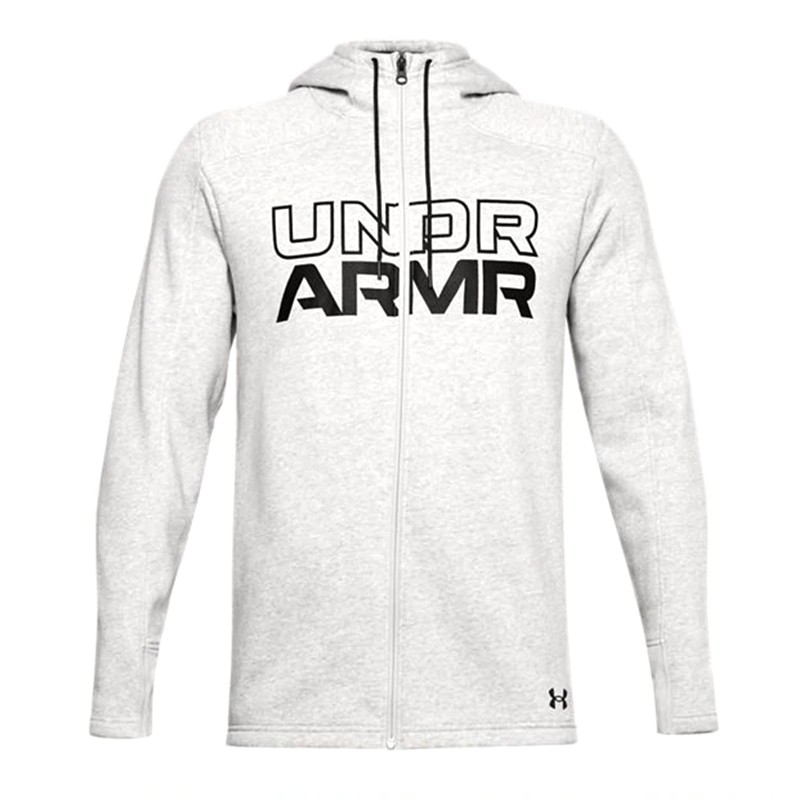Толстовка чоловіча Under Armour UA BASELINE FULL ZIP HOODIE сіра 1356873-011 изображение 1