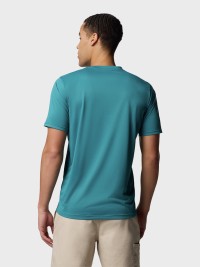 Футболка мужская Columbia Columbia Hike™ Crew бирюзовая 1990391-364 изображение 3