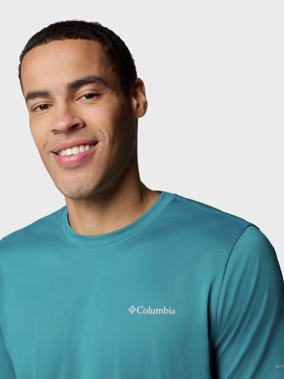 Футболка чоловiча Columbia Columbia Hike™ Crew бірюзова 1990391-364 — фото 6