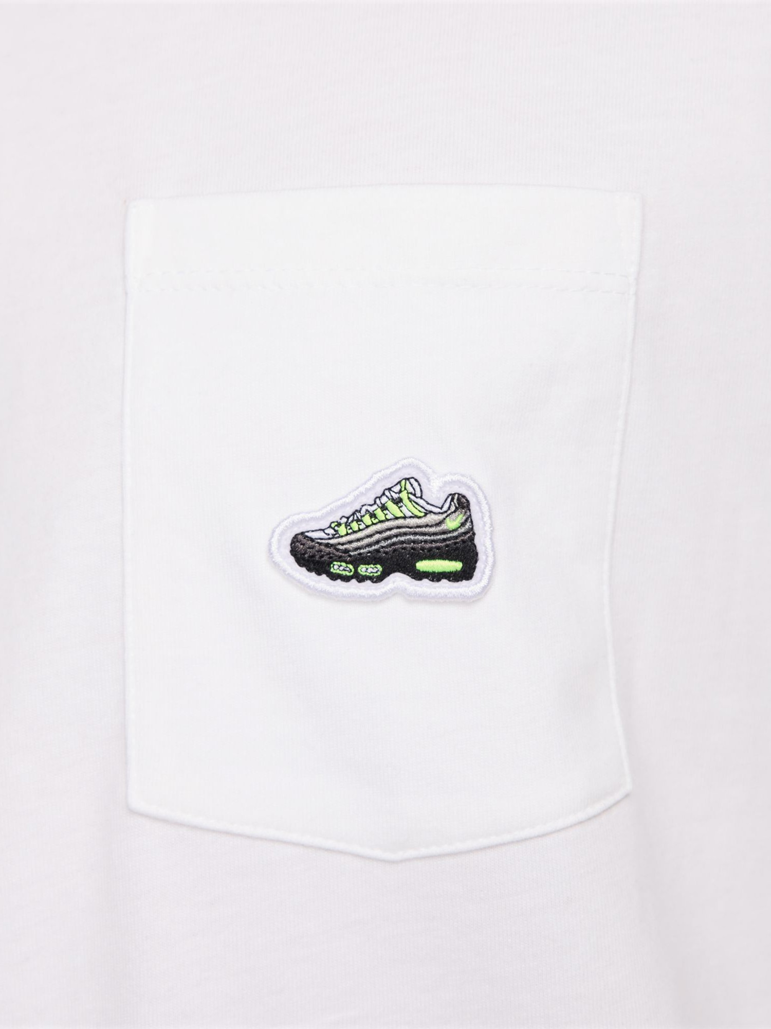 Футболка мужская Nike U NSW TEE M90 SNKR PATCH PKT белая HJ0574-100 изображение 5