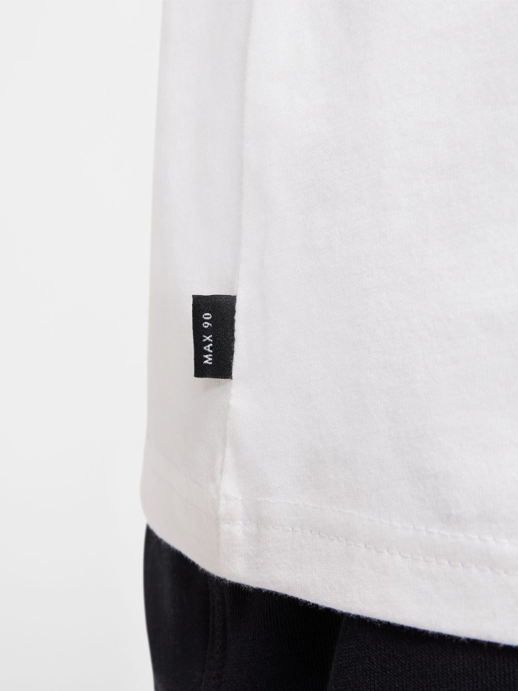 Футболка мужская Nike U NSW TEE M90 SNKR PATCH PKT белая HJ0574-100 изображение 7