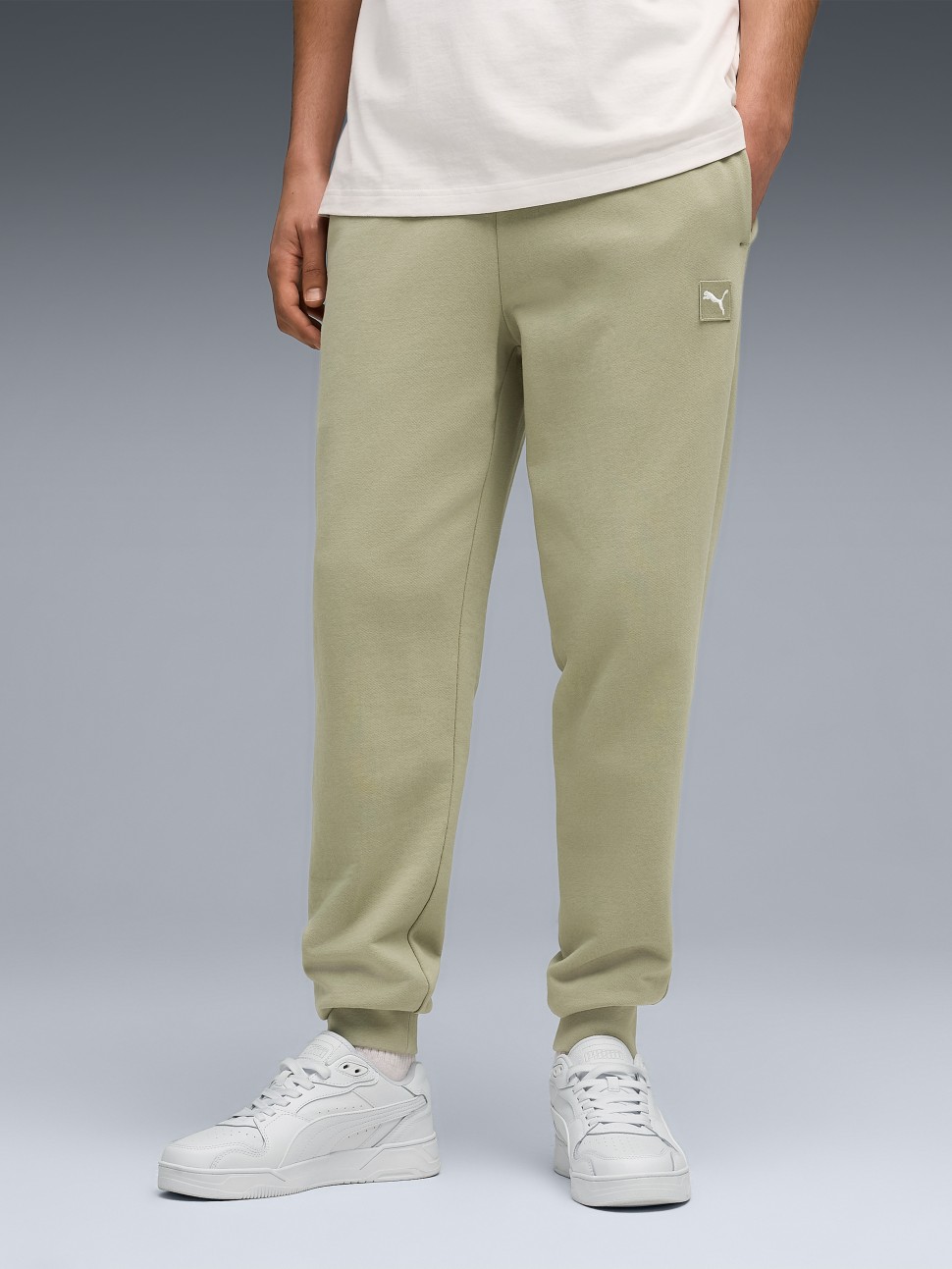 Штани чоловічі Puma ESS ELEVATED Pants TR оливкові 68472982 — фото 2