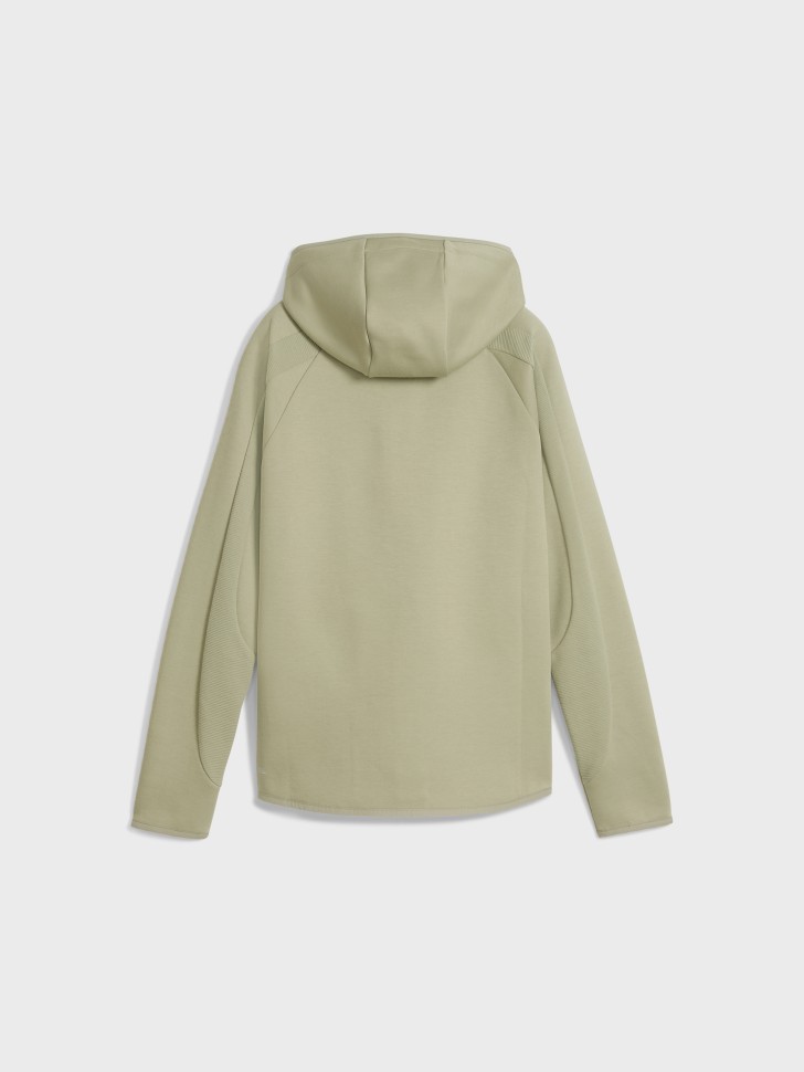 Толстовка женская Puma EVOSTRIPE Full-Zip Hoodie оливковая 68814182 изображение 6