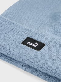 Шапка  Puma ESS Mid Crown Beanie голубая 02640001 изображение 4