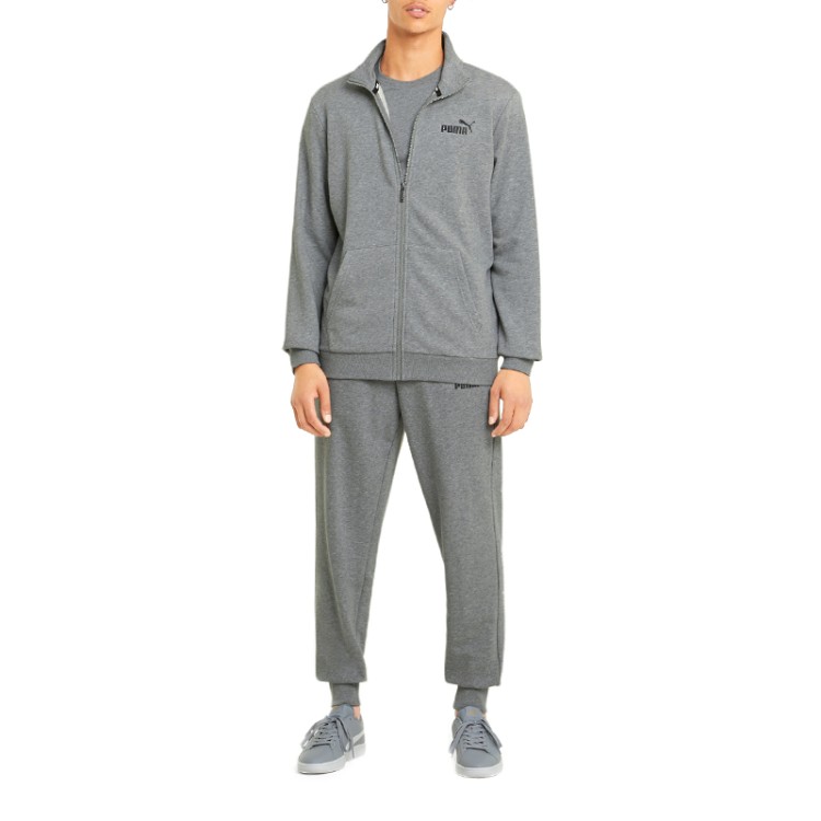 Толстовка чоловіча Puma Ess Track Jacket сіра 58669603  изображение 5