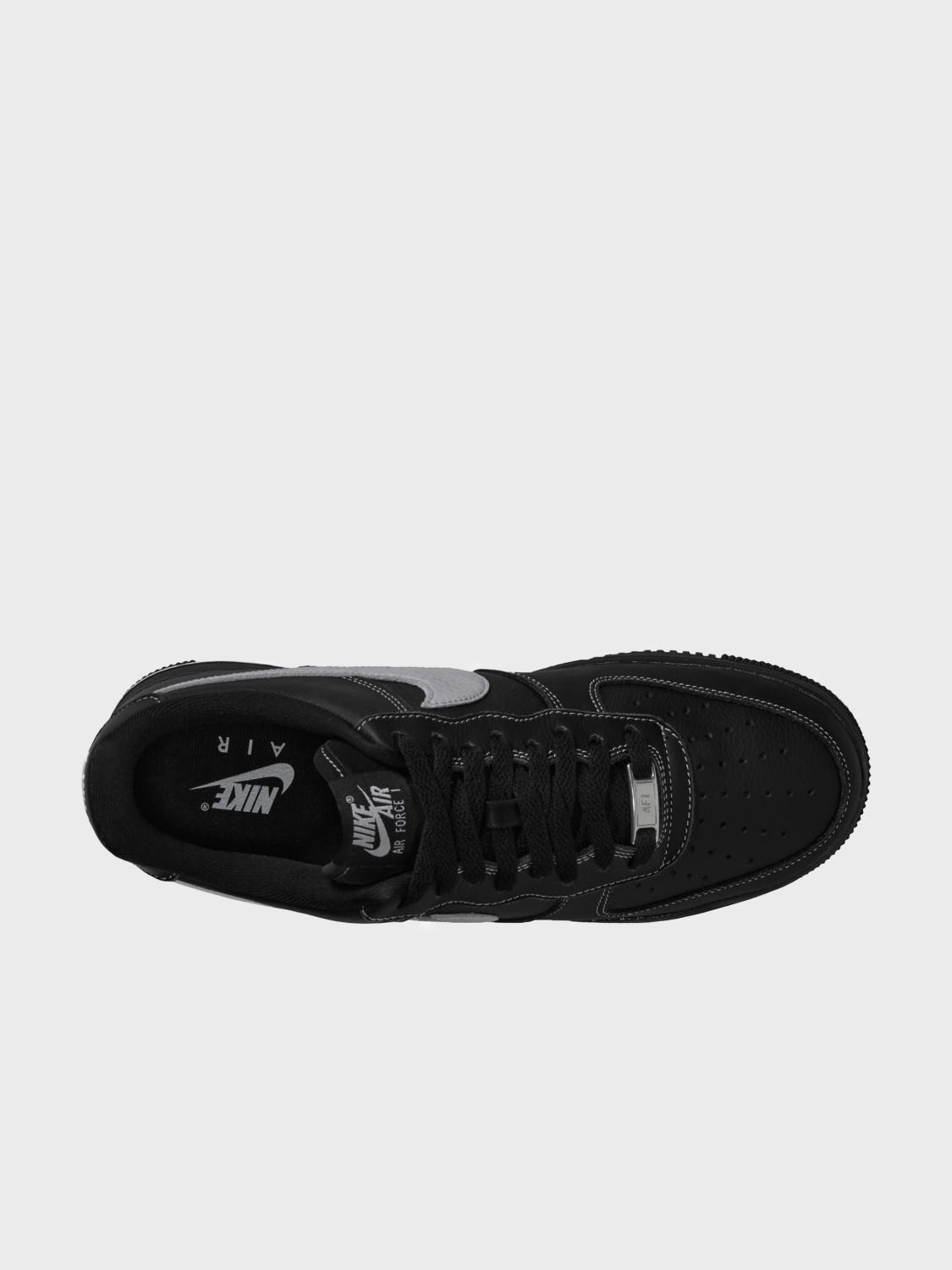 Кросівки чоловічі Nike AIR FORCE 1 07 LV8 чорні HQ2037-006 изображение 8