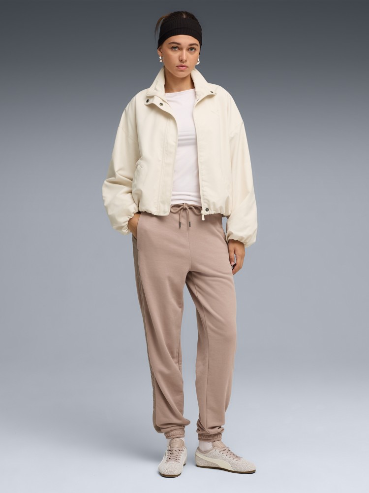 Штани жіночі Puma HER Comfort High-Waist Sweatpants TR мокко 69188888 изображение 4