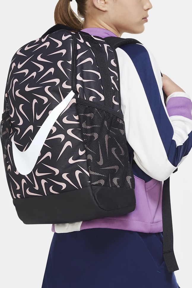Рюкзак Nike Y Nk Brsla Bkpk - Aop Fa21 черный DA5851-010 изображение 5