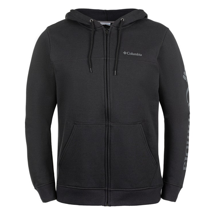 Толстовка мужская Columbia  M COLUMBIA™ LOGO FLEECE FULL ZIP черная 1889161-010  изображение 5