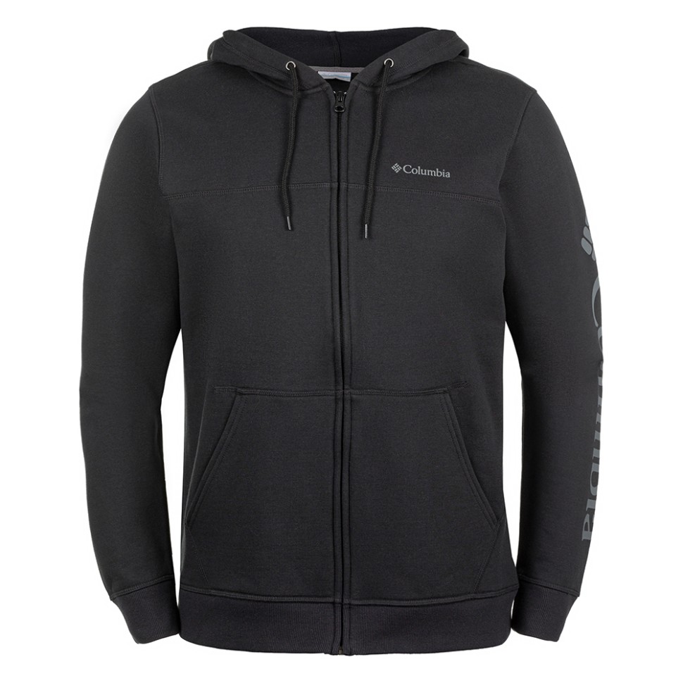 Толстовка мужская Columbia M COLUMBIA™ LOGO FLEECE FULL ZIP черная 1889161-010 — фото 5 — Sport City Толстовка мужская Columbia M COLUMBIA™ LOGO FLEECE FULL ZIP черная 1889161-010 — фото 5