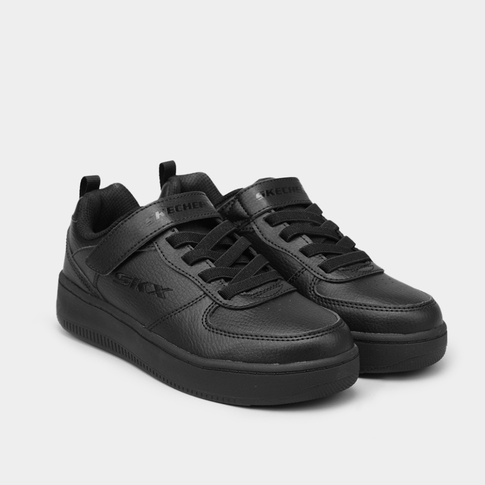 Кросівки дитячі Skechers Sport Court чорні 405697L BBK — фото 2