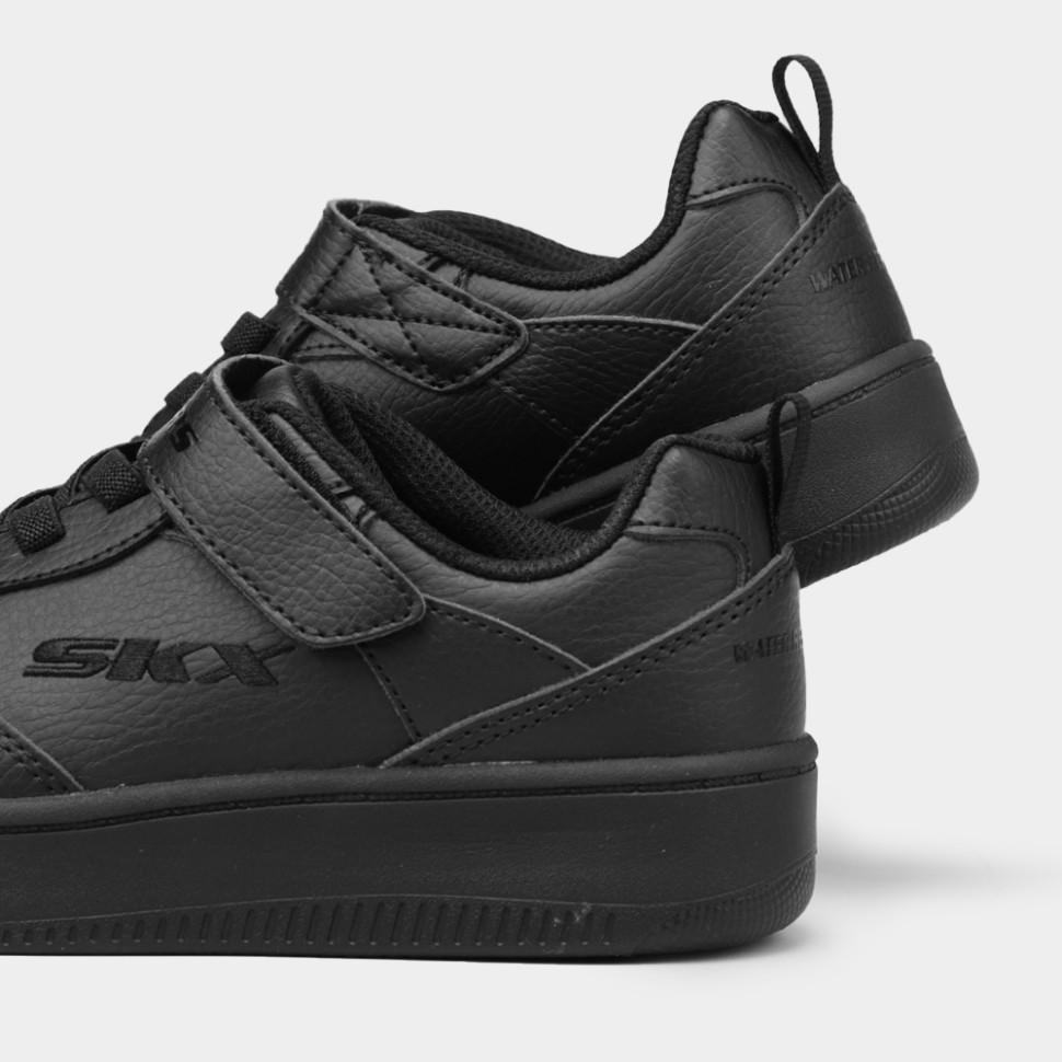 Кросівки дитячі Skechers Sport Court чорні 405697L BBK — фото 4