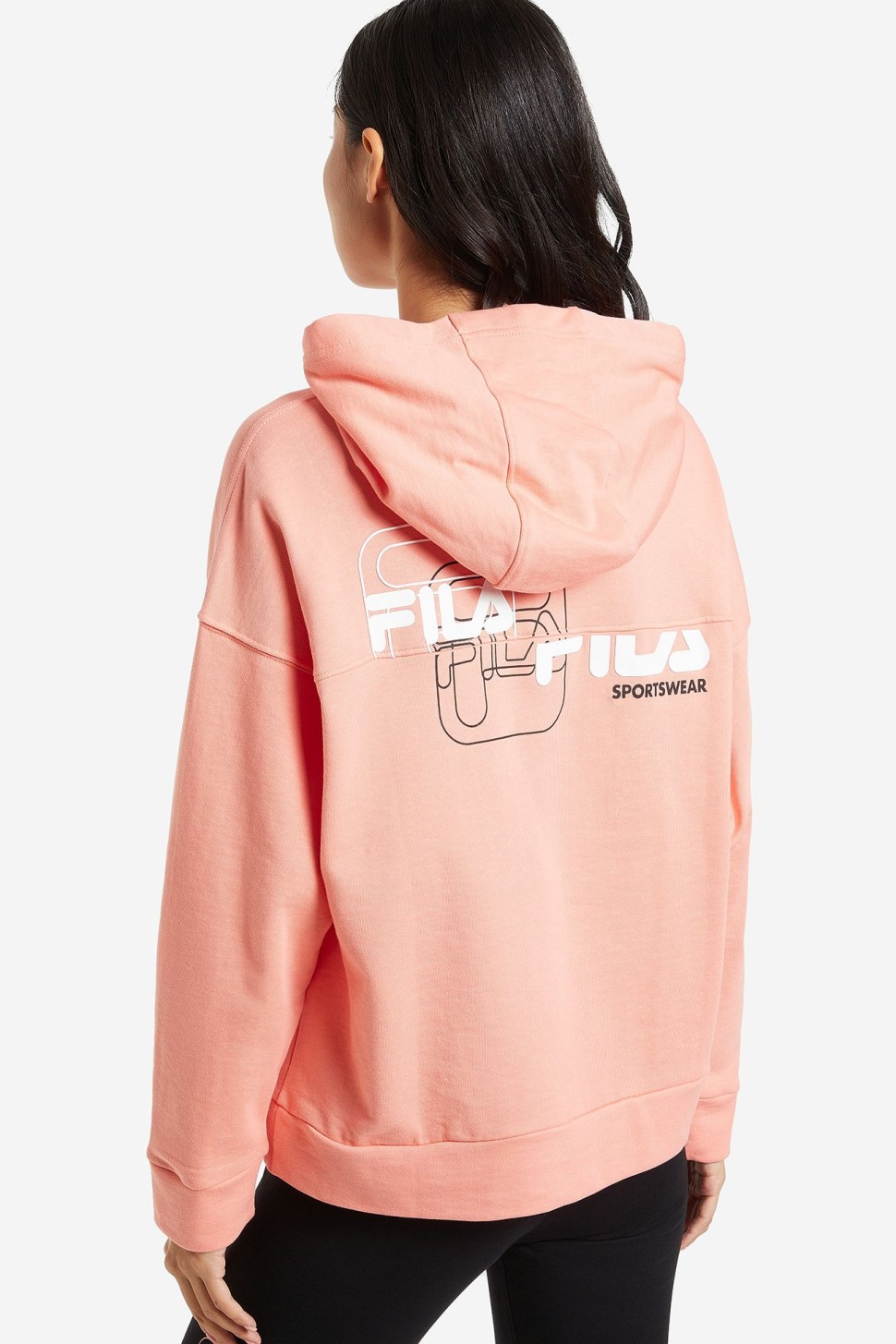 Толстовка жіноча Fila рожева 113343-50 — фото 3