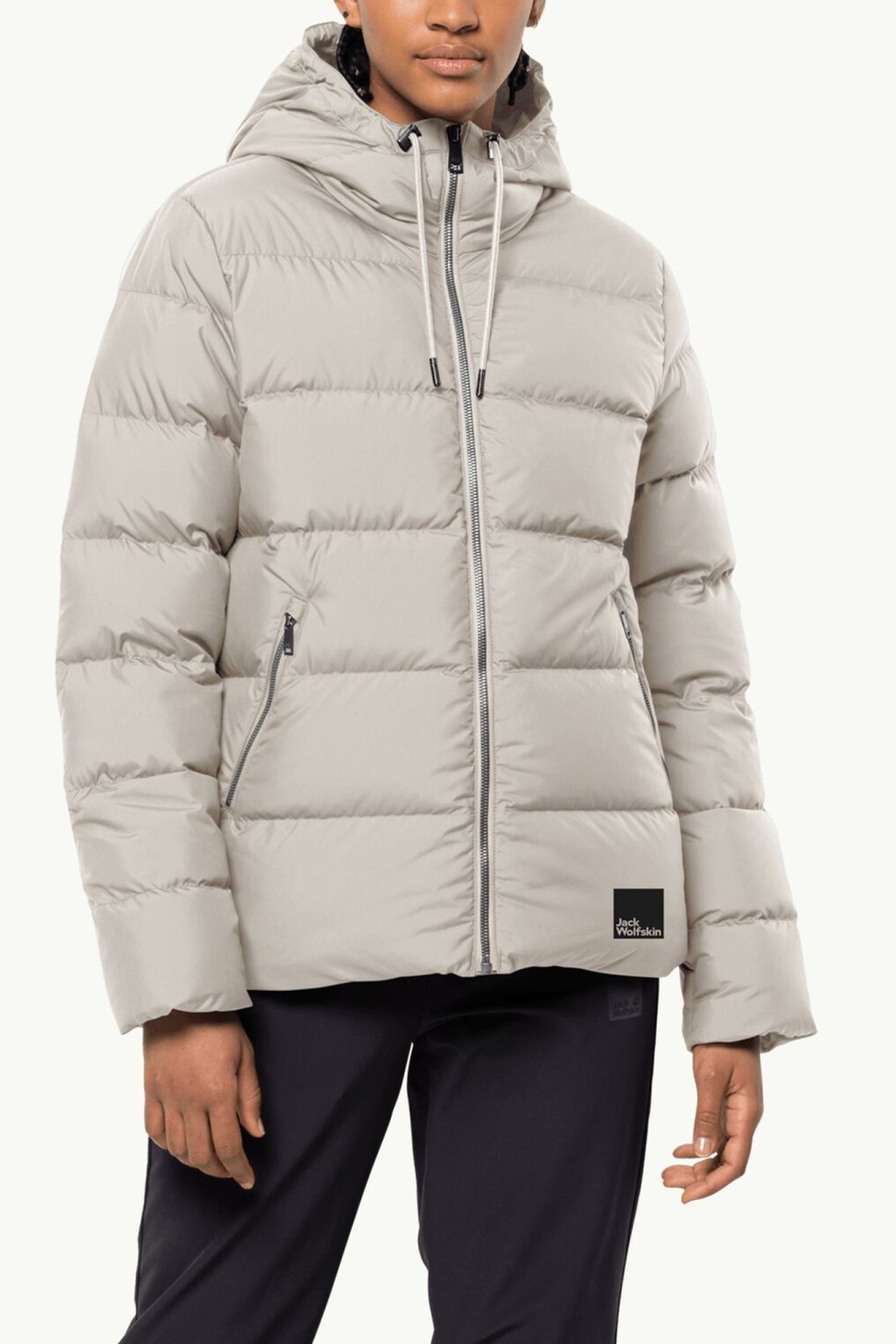 Куртка жіноча Jack Wolfskin FROZEN PALACE JACKET W сіра 1204912-5062 — фото 2