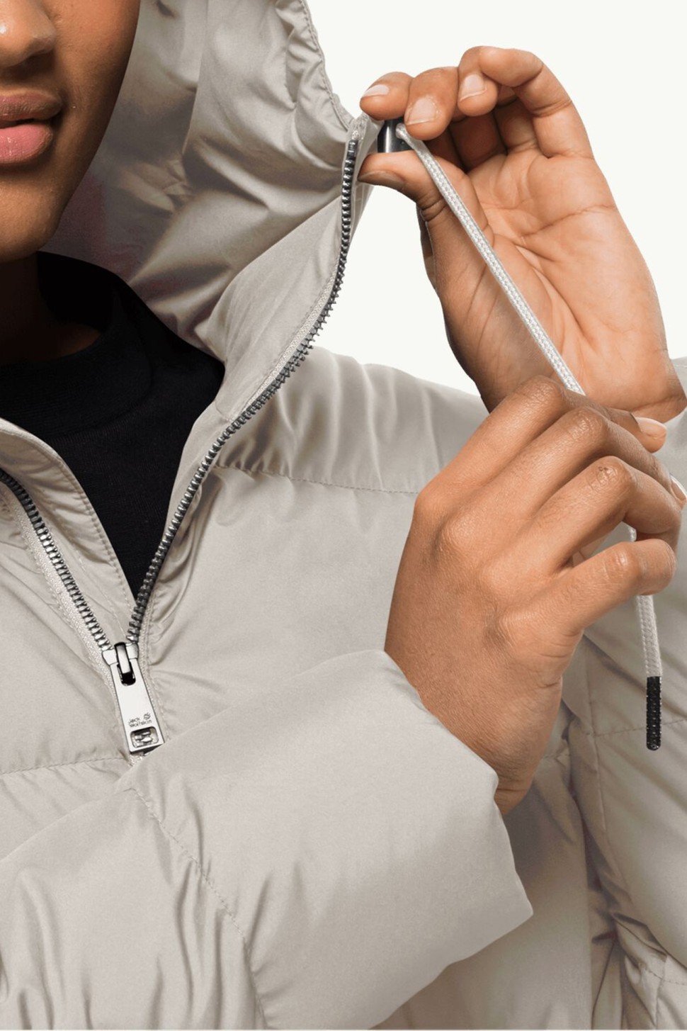 Куртка жіноча Jack Wolfskin FROZEN PALACE JACKET W сіра 1204912-5062 — фото 4