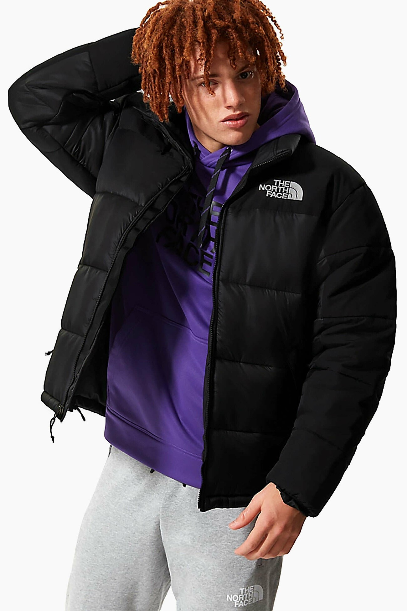 Куртка мужская The North Face M HMLYN INSULATED черная NF0A4QYZJK31 изображение 2
