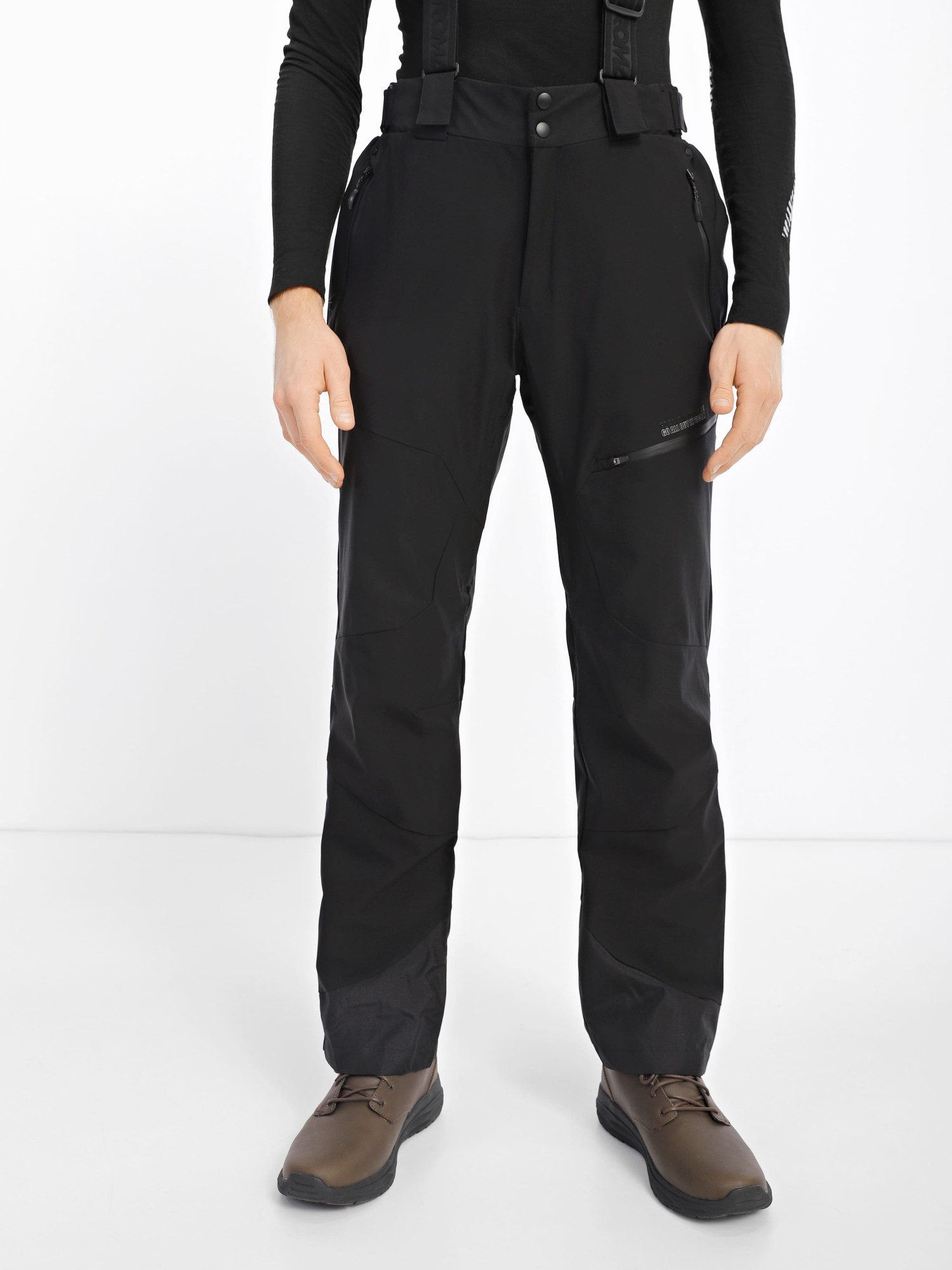 Штани гірськолижні чоловічі WHS чорні 522607-010 изображение 3