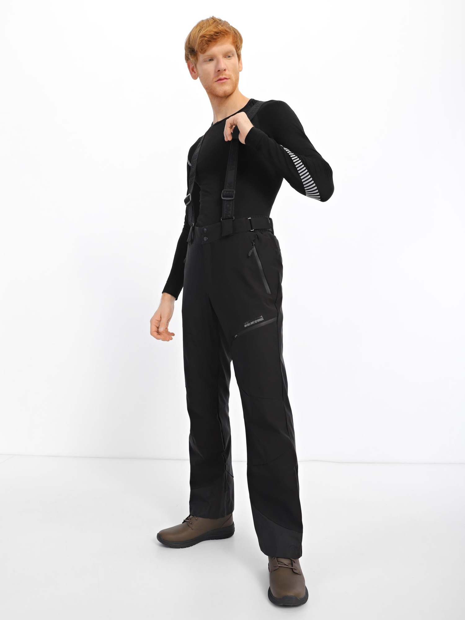 Штани гірськолижні чоловічі WHS чорні 522607-010 изображение 4